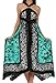 Sakkas Silky Wrap Halter Handkerchief Hem Maxi Dress