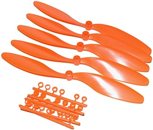 GWS EP-8043 Slow Fly Propeller for RC Airplane, Drone, Multirotor - 5 Pack
