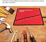 FTVOGUE Red Roll Up Tool Bag Wrench Spanner Screwdriver Pliers Storage 10 view 3