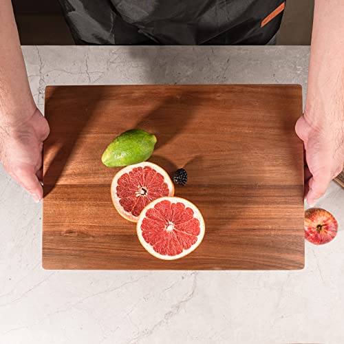Acacia Wood Cutting Board for Kitchen, TJ POP Premium Chopping Board