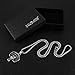 HZMAN Basketball Backboard Basketball Rim Stainless Steel Pendant I CAN DO All Things Strength Bible Verse Necklace