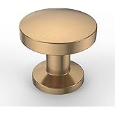 Asidrama 10 Pack Champagne Bronze Kitchen Cabinet Knobs Dresser Knob Drawer Knobs Cabinet Hardware Zinc Knob for Dresser Drawers