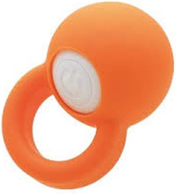 Vi-bo Finger Ball Orange Massage Relaxation Spot Silicone Based Vibrating Toys
