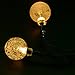 LMID Solar Lights LED Landscape Lighting 4.8M 20LED Crystal Ball Patio String Waterproof Christmas Lights Solar Powered light Lamp for Garden, Yard, Home, Christmas Tree, Parties (Warm White)
