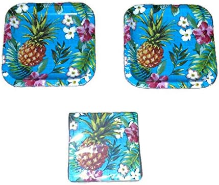 Aloha Party Bundle Beverage Napkins &amp; 7" Plates Party Kit for 16