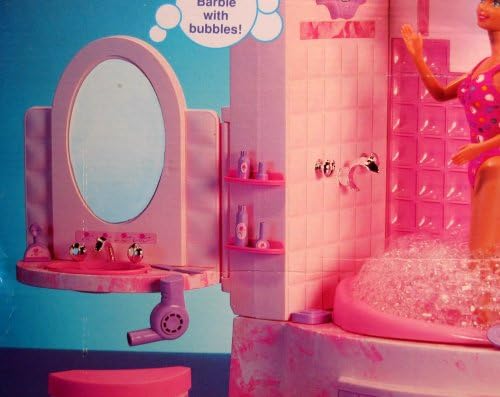 barbie bubbling shower