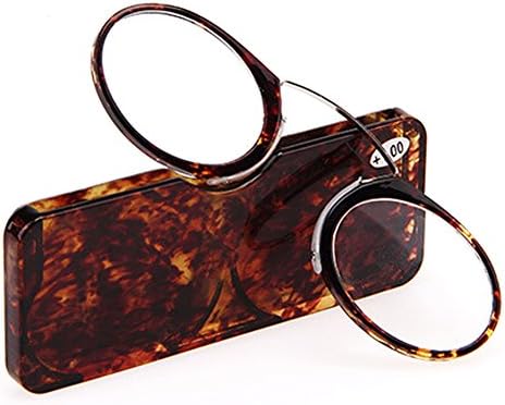 Nose Resting Pinching Portable Reading Glasses No Temple Arms Readers for Men and Women