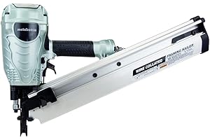 Metabo HPT Framing Nailer, Accepts 28 Degree Wire Weld Collated Framing Nails, 2-Inch to 3-1/2-Inch | NR90AFS1