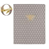 Eccolo World Traveler Desk Size Lofty Thinking Journal, Grey Bee