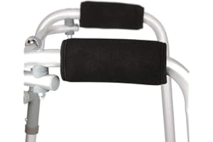 Walker Grips Soft Padded Hand Covers, Non-slip Comfortable Cushion Padding for Folding Rolling Wheelchair Rollator Crutch Han