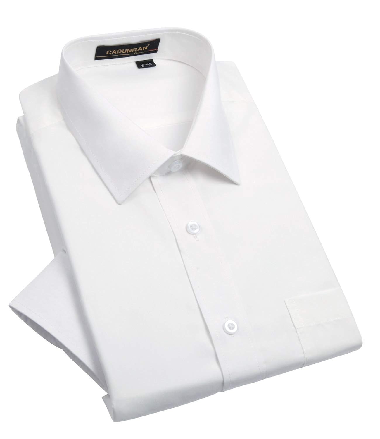 長袖 形態安定 白 ワイシャツ メンズ ノーアイロン ワイシャツ ストレッチ ビジネス シャツ 速乾 冠婚葬祭 長袖yシャツ スリム 学生服 Mサイズ by Enlision