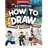 How to Draw Fortnite Minecraft Roblox: 3 in 1 Drawing Book: An Unofficial Fortnite Minecraft Roblox Drawing Guide With…