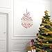 Higoss Merry Christmas Ball Wall Stickers Decal Removable Wall Art Vinyl for Kids Rooms Home Decor