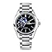 HEOJEO Wrist Watch for Men Analog Display Black Dial Self Wind Movement Gentlemen Dseign Watch Blue Sub Dial
