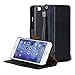 iPhone 6S Plus case, ACEABOVE iPhone 6S Plus Wallet Case [Book Cover Case] [Black] - Genuine Leather Wallet Cover with STAND Flip Cover and [Card Slots] and [Hand Strap] for Apple iPhone 6S Plus / iPhone 6 Plus