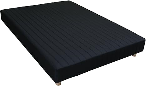 Amazon タンスのゲン 一体型 脚付きマットレス ダブル ベッド 脚長15cm ボンネルコイル ノンホルムアルデヒド ブラック 01 大型商品 脚付きマットレス オンライン通販