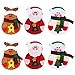 TINKSKY Kitchen Suit Silverware Holders Pockets Knifes Forks Bag Snowman Santa Claus Elk Christmas Party Decoration for Children 6pcs
