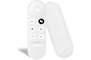 Universal Replacement Remote for Chromecast with Google TV (G9N9N) – Works with Google TV Streamer & Stick 4K/HD (Snow), for 