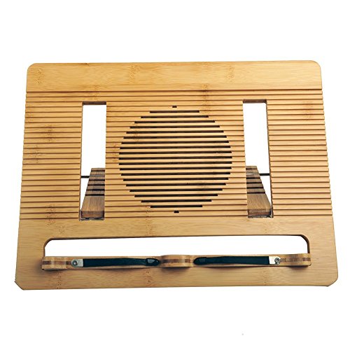 Book stand nnewvante portable book holder adjustable de…