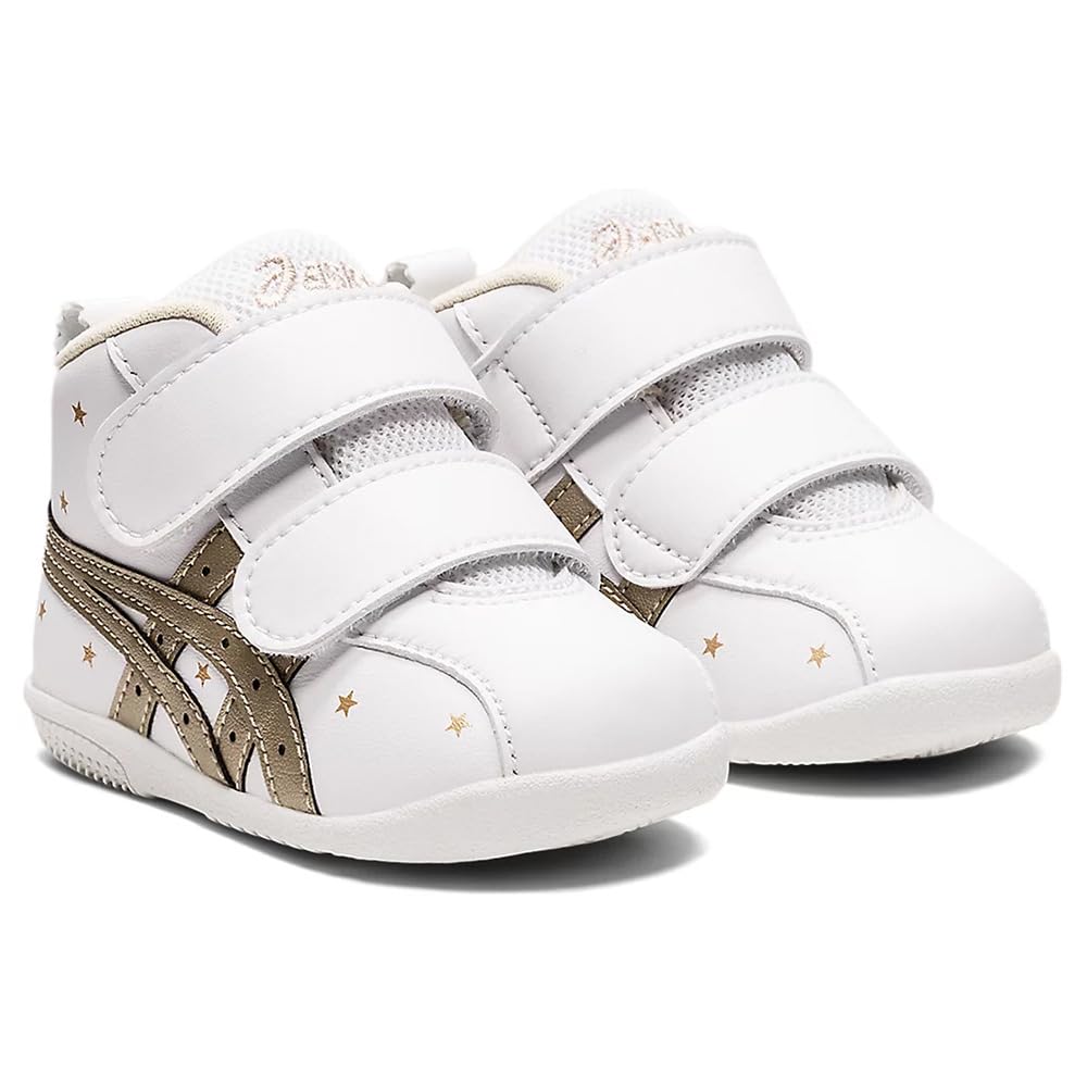 [スクスク] ファーストシューズ ファースト~セカンド ベビー ミッドカット ホワイト/シャンパンゴールド223 12.5 cm商品画像