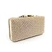 WEDDINGHELPER Clutch Purses Golden Peacock for Women Luxury Rhinestone Crystal Evening Clutch Bags Vintage Party (gold)