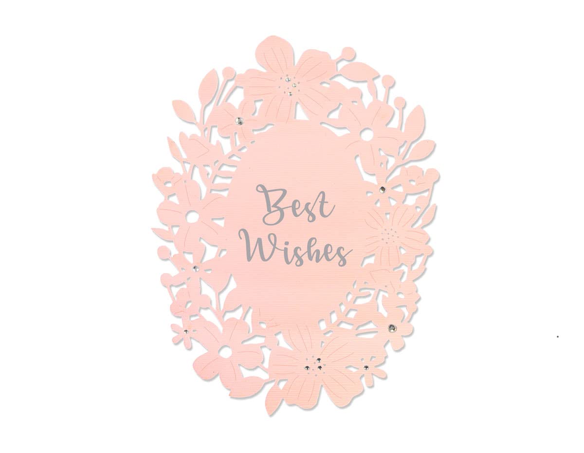 Sizzix Blossom Frame Thinlits Die, Metal, Multi-Colour, 26 x 13 x 0.2 cm