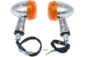 YXMTPTCO Motorycle Chrome Front Turn Signal Light Lamp Indicator For Suzuki Boulevard M109R VRZ1800 2006-2013