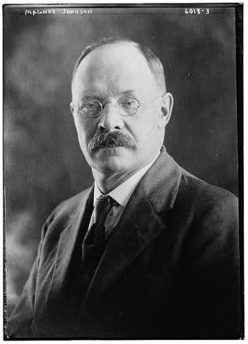 Historic Photographs, LLC Photo: Magnus Johnson,Farmer,Politician,Senator,Moustaches,Facial Hair,Glasses,Suits