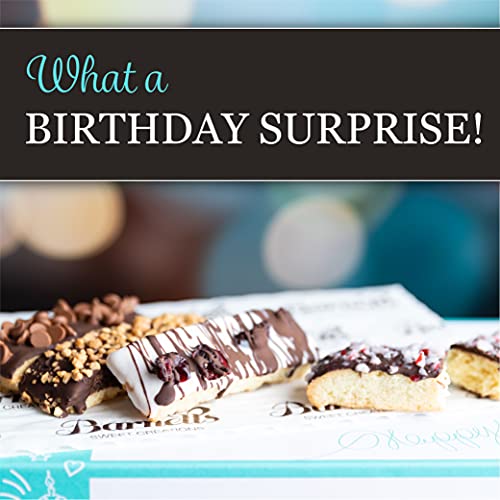 Birthday Chocolate Biscotti Gift Basket for Women & Men
