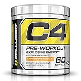 Cellucor C4 Pre Workout Supplements with Creatine, Nitric Oxide, Beta Alanine and Energy, 60 Servings, Orange Dreamsicle, 13.75 Oz (390 g)