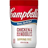 Campbell's Soup on the Go, Chicken & Mini Round Noodles, 10.75 Ounce (Pack of 8)