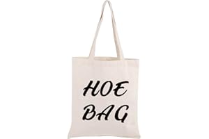 JXGZSO Funny Naughty Gift Bag Hoe Bag Funny Overnight Bag Hilarious Gag Gifts (HOE BAG Shopping)