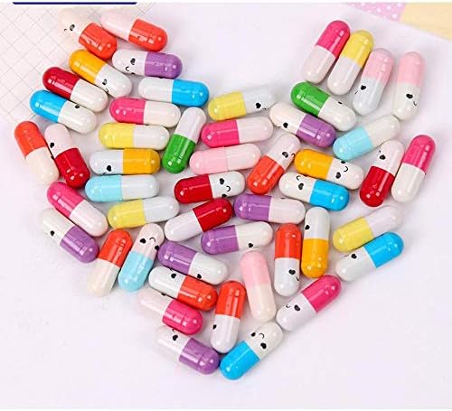 50 PCS/Lot Kawaii Children Mini Emoticon Smile Pill Love Blank Message Capsule Envelope Letter Paper Student Writing Paper