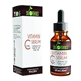 Sky Organics Vitamin C Serum for Face with Hyaluronic Acid, Vitamin C 20%+B+E- Pro Strength Antioxidant Facial Skin Care Helps Repair Sun Damage, Age Spots, Dark Circles, Wrinkles & Fine Lines 1oz 