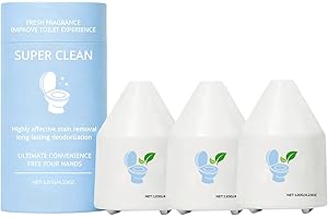 Luhaka New upgrade Super Clean Toilet Cleaner, Super Clean Pro Toilet Cleaner, Effectively Improve Hygiene And Lasting Fragranc (3PCS)