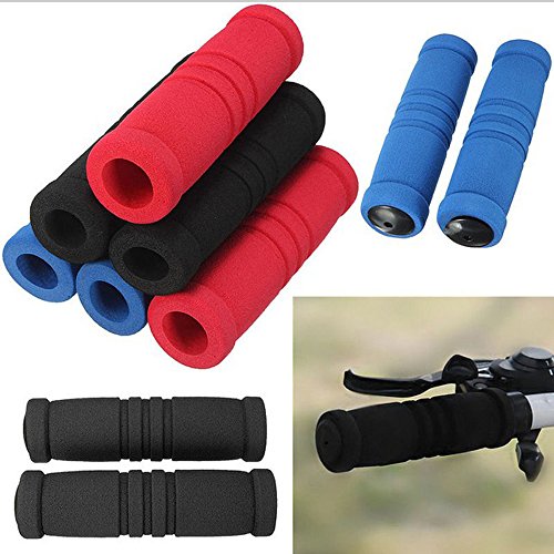 image for Clearance！！！Glumes 1 Pairs Bike Handlebar Grips, Non-Slip-Rubber