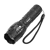 Flashlights iCoostor T6 Handheld LED Torches Flashlight Super Brightness Waterproof Taclight As Seen On Tv 5 Modes Zoomable Focus For Outdoor
