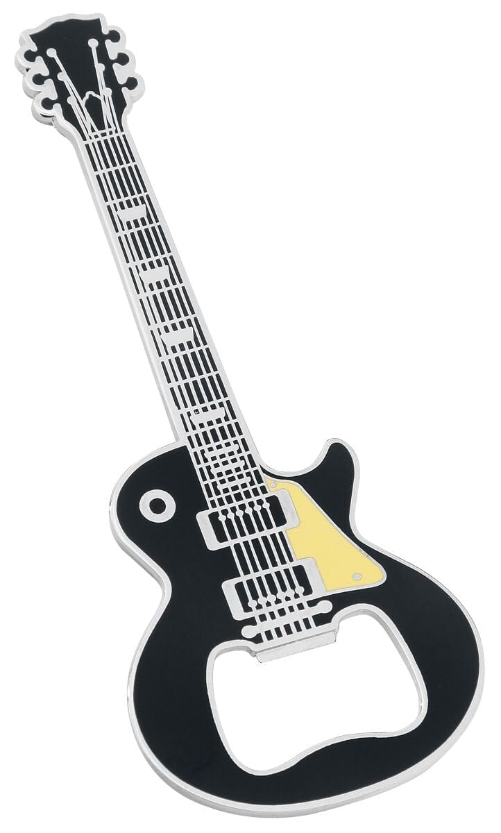 Guitar Bottle Opener Black