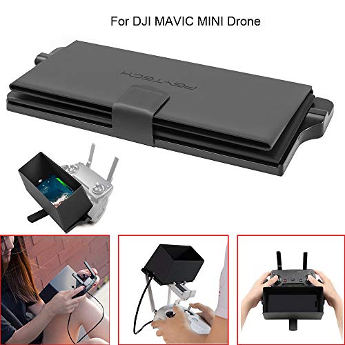 95sCloud-Faltbar-Monitor-Sun-Hood-Sonnenhaube-Sonnenschirm-fuer-DJI-Mavic-MiniMavic-2-Mavic-PROMavic-AIRSpark-Remote-Controllers-Zubehoer-Drohne-Fernbedienung-Telefon-Sonnenschutz-Schutz