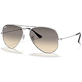 Ray-Ban RB3025 Metal Aviator Sunglasses For Men For Women +BUNDLE with ACCESSORY EYEWEAR KIT