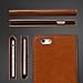 [Super Offer!] iPhone 6/6S Genuine Leather Wallet case GLORY. Classic case with Card Holder for iPhone 6/6S (4.7 Inch), Brown in a Beautiful Gift Box. …