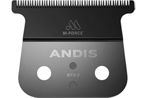Andis M-Force Replacement Hair Cutting Blade, Deep Tooth, Zero-Gapped, Black