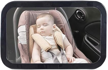 Amazon 車用 ベビー インサイト ミラー 300 190mm 大視野ミラー 後ろに向かず子供の様子を確認 360度回転 ベビーミラー ベビー マタニティ 通販