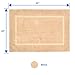 Alurri Bath Mat - 2-Pack Bundle - 100% Pure Natural Cotton - Mold Resistant – Machine Washable, Quick Dry Shower / Bathtub Rug – Super Absorbent - Extra Wide (20