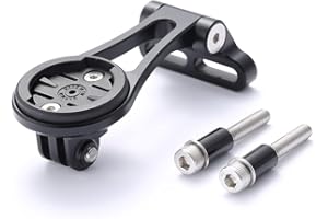 Cestbon Out Front Mount Compatible with Garmin Edge Wahoo Elemnt Bryton Stages Hammerhead, Adjustable Combo Mount(40mm)