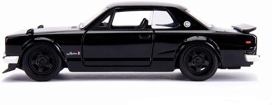Jada JA99602 1:32 Brian's 1971 Skyline 2000 GT-R-Black, ca. 13 cm - Image 3