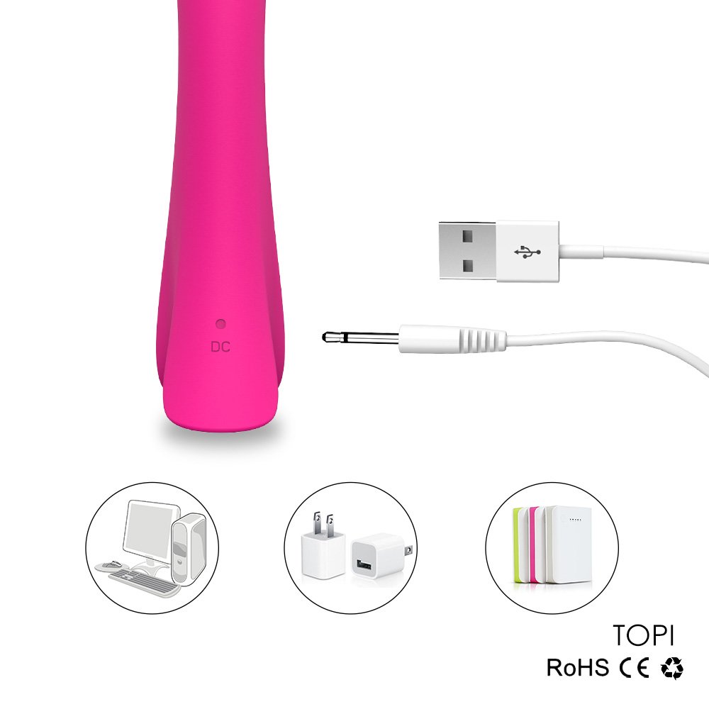 APRIL 14TH - Vibrating G-spot Massager - Quiet yet Powerful - Rechargeable & Waterproof - Best for Women or Couples - Discreet Delivery(31-Pink)