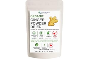 Just Naturals Superfoods Ginger Powder | Raw & Pure | Gently Dehydrated | No Added Sugar, No Preservatives, No Sulphites, No 