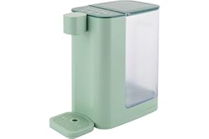 JDCEREN Instant Hot Water Dispenser, Countertop Water Warmer with 5 Dispensing Temperatures and Luminous Light, 3L Electric Water Boiler Maker for Tea, Coffee (Green)