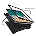 Spigen Tough Armor TECH with Custom-Fit Tempered Glass Designed for iPad 9.7 Case iPad 5th/6th Generation Case (2017/2018) - Black